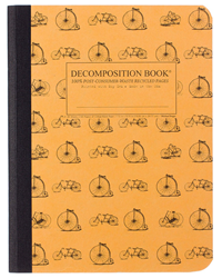 Decomposition Notebook Vintage Bicycles