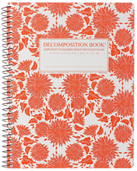 Decomposition Notebook Sunflowers