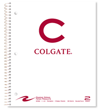 2-Subject Colgate Notebook