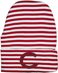 Striped Knit Newborn Hat