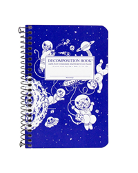 Decomposition Notebook Kittens in Space Pocket Sized
