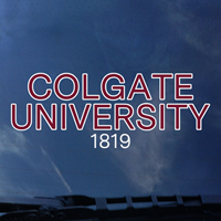 Colgate University 1819 Car Decal 6"