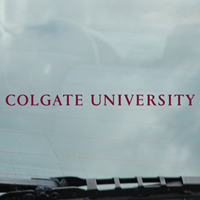 Colgate University Strip Static Car Cling 16"