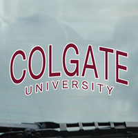 Colgate University Static Car Cling 6"