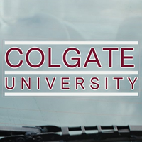 Colgate University Static Car Cling 7"
