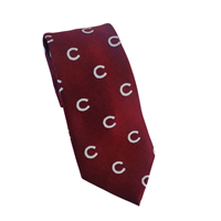 Colgate Embroidered Silk Tie