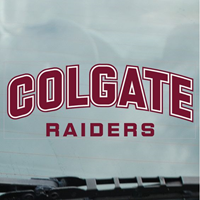 Colgate Raiders Static Car Cling