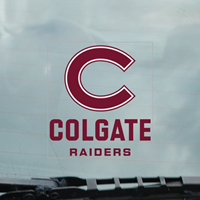 Colgate Raiders Static Car Cling