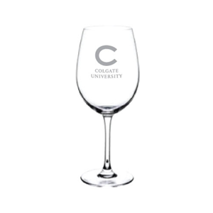 Deep Etched Wine Glass 18 oz