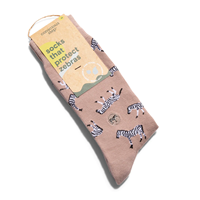 Conscious Step Socks that Protect Zebras