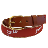 Leather Man Tab & Buckle 'Gate Belt