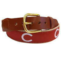 Leather Man Tab & Buckle Belt