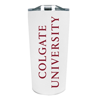 Soft Touch White Tumbler 18oz
