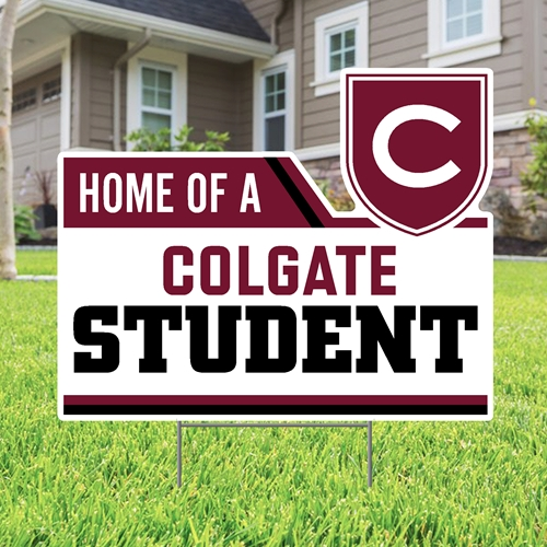 Home of a Colgate Student Lawn Sign (SKU 13398804400) Home of a Colgate Student Lawn Sign (SKU 13398804400)