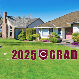 2025 Grad Colgate Lawn Display