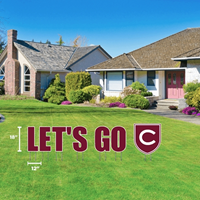 Let’s Go Colgate Lawn Display