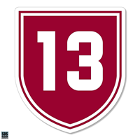 Rugged Sticker Colgate Shield 3.5"