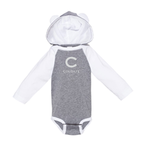 Infant Rabbit Skins Long Sleeve Jersey Bodysuit With Ears