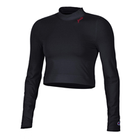 Champion Women's Fitted Long Sleeve Mock Crop