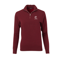1819 Collection Women's Chitown Merino Half Zip Pullover