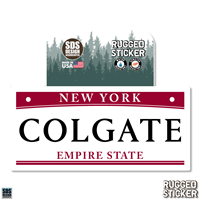 Rugged Sticker NYS License Plate 2"