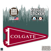 Rugged Sticker Pennant 2"