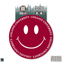 Rugged Sticker Smiley Face 3.5"