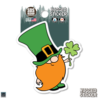 Rugged Sticker Leprechaun 3.5"