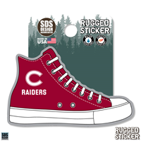 Rugged Sticker Converse Shoe 2"