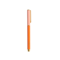 So Darling Snap Cap Pen Colorblock Coral
