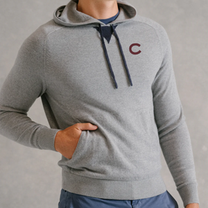 B Draddy Finn Merino Sweater with Hood