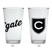 Gate Pint Glass 16 oz