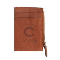 Leather Zip ID Holder