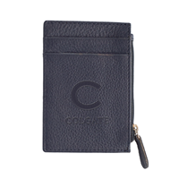 Leather Zip ID Holder