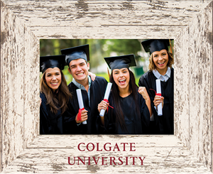 Frame 5X7 Barnwood Colgate University  Horizontal