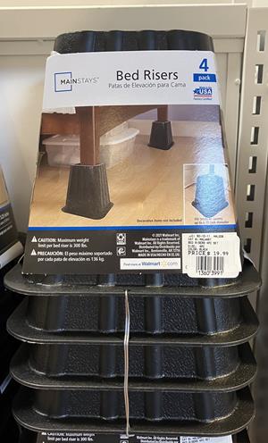 Bed Risers 4Pc Set