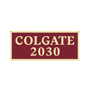 Rugged Sticker Colgate 2030 Banner 3.5"