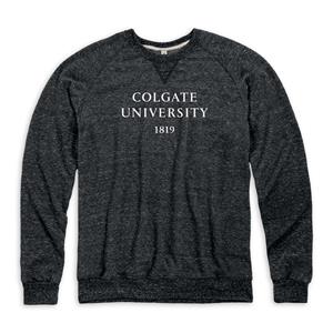 Snow Heather Raglan Crew