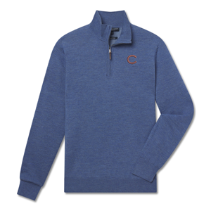 Fairway and Greene Baruffa Merino Quarter Zip Windsweater