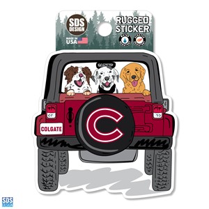 Rugged Sticker Colgate Jeep 3.5"