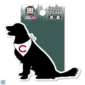 Rugged Sticker Colgate Dog 3.5"